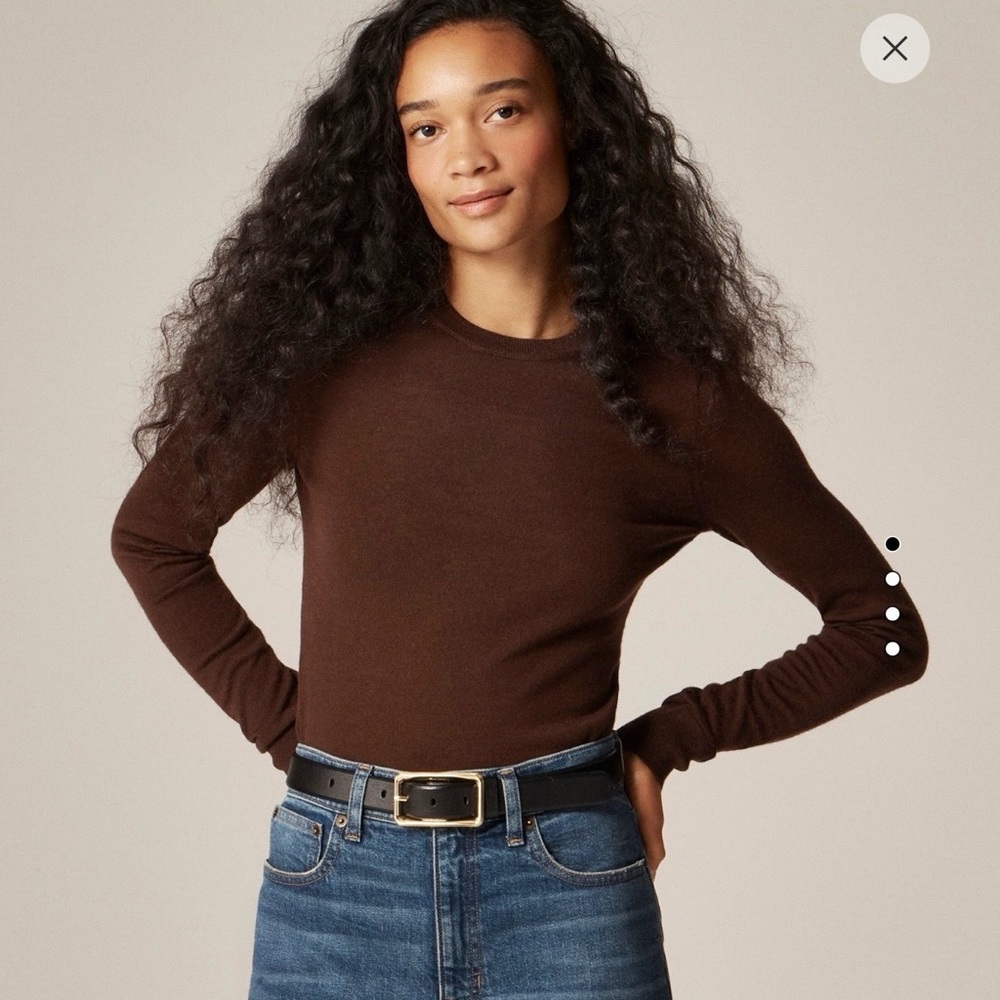 J. Crew Brown Crew Neck Sweater
